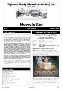 Wynnum Manly Historical Society Inc. ABNNewsletter No 9