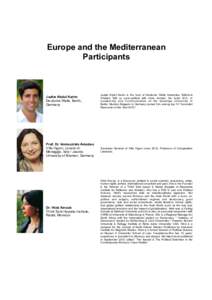 Europe and the Mediterranean  Participants Jaafar Abdul Karim Deutsche Welle, Berlin, Germany