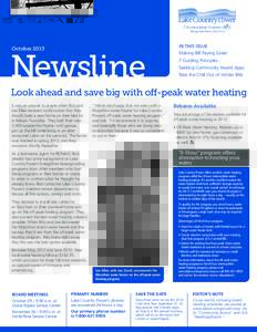 Energy that Powers Our Lives  October 2013 Newsline
