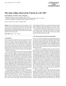 Astron. Astrophys. 322, 347–[removed]ASTRONOMY AND ASTROPHYSICS
