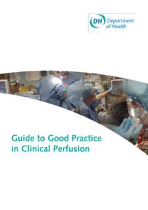 Guide to Good Practice in Clinical Perfusion DH INFORMATION READER BOX Policy HR/Workforce