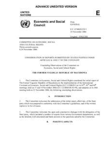 Ethics / International Covenant on Economic /  Social and Cultural Rights / Optional Protocol to the Convention on the Elimination of All Forms of Discrimination against Women / Economic /  social and cultural rights / Human rights / Internally displaced person / Human rights in Estonia / Human rights in Cyprus / Human rights instruments / International relations / International law