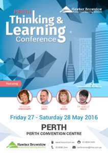 PERTH  Featuring DR SUSAN BROOKHART