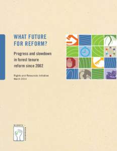 WHAT FUTURE FOR REFORM? Progress and slowdown in forest tenure reform since 2002 Rights and Resources Initiative