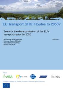 EU Transport GHG: Routes to 2050? Contract ENV.C.3/SERTowards the decarbonisation of the EU‘s transport sector by 2050 AEA/ED45405/Final Report