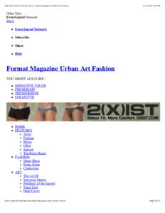 New Gary Taxali Print & T-Shirt « Format Magazine Urban Art Fashion:43 PM Other Sites EveryGuyed Network