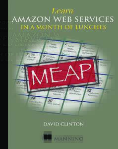 MEAP Edition Manning Early Access Program Learn Amazon Web Services in a Month of Lunches Version 1