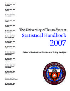 The University of Texas at Arlington The University of Texas System Briefing Book  The University of Texas