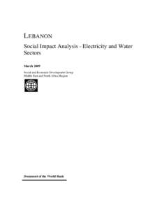 Lebanon Poverty and Social Impact Analysis