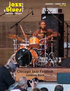 jazz &blues report  september • october 2013