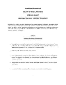 Microsoft Word - Cemetery Ordinance changed March 12, 2013.doc