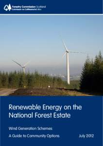 Renewable Energy on the National Forest Estate Wind Generation Schemes A Guide to Community Options  July 2012