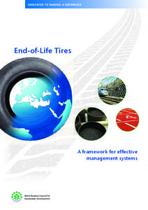 End-of-Life Tires (ELT): a Framework for Effective Management Systems
