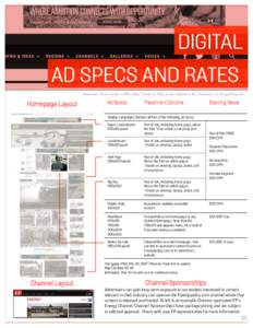 DIGITAL AD SPECS AND RATES Photo above: Feature article on FP’s Global Thinkers of 2014, section dedicated to the “Innovators” on ForeignPolicy.com! Homepage Layout