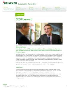 Sustainability Report 2012 Overview Improve  Empower
