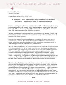 Microsoft Word - PRESS RELEASE[removed]4th Runway - letterhead.doc