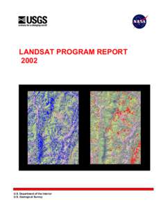 Microsoft Word - Second Landsat Program Report- FY 2002 revised June 12.doc