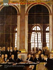 Always topical  A-PDF Split DEMO : Purchase from www.A-PDF.com to remove the watermark William Orpen. Signing the Peace in the Hall of Mirrors of Versailles Palace, 28 JuneImperial War Museum,