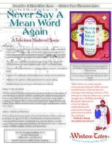 Discussion Guide for “Never Say a Mean Word Again” (ISBN: )