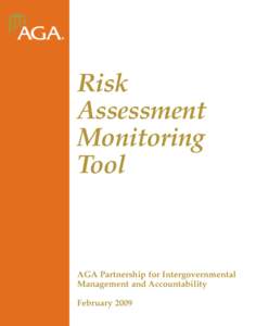 Risk Assessment Monitoring Tool  AGA Partnership for Intergovernmental