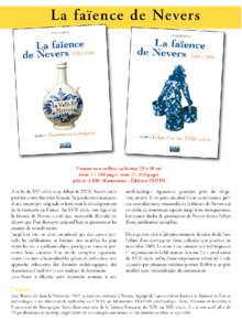 Faience Nevers + Ceramiques Peiffer - 6p