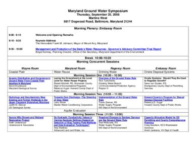 2012 State County Ground Water Symposium (test of layout)