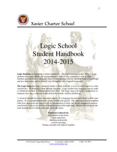 Xavier Charter School Handbook