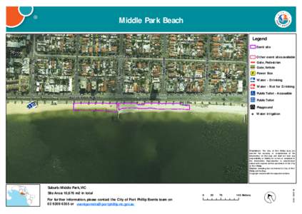 Middle Park Beach Legend BEACONSFIELD PARADE  ASHWORTH STREET