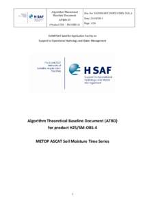 Algorithms Theoretical Definiition Documents