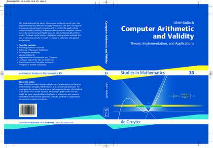 Mathematics / Numbers / Arithmetic / Interval arithmetic / Theoretical computer science / Floating point / Computer arithmetic / Data types / Numerical analysis