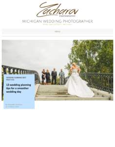 MICHIGAN WEDDING PHOTOGRAPHER Royal Oak | Detroit | Michigan MENU  Like