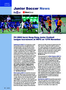 JUNIOR SOCCER Junior Soccer News MecoGroup