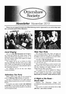 Ottershaw Society Newsleller Nove mber 2010