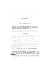 843  Documenta Math. Q-Fano