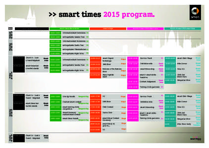 >> smart times 2015 program. date smart times Excursions  Friday
