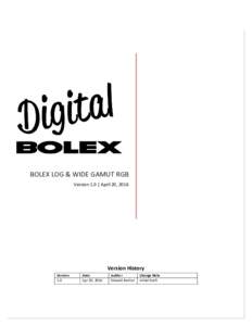 Microsoft Word - Bolex_Log_Bolex_Gamut_TechSum.docx