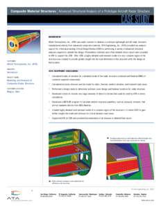 |  Composite Material Structures Advanced Structural Analysis of a Prototype Aircraft Radar Structure Case Study