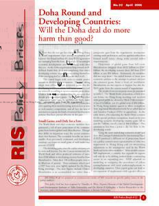 RIS Policy  B riefs No. 22 April 2006