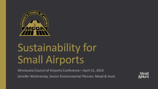 Sustainability for General Aviation Airports