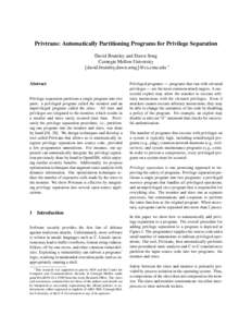 Privilege separation / Ring / Privilege / System call / Interrupt flag / Monitor / Operating system / Variable / Computer architecture / Computing / Software engineering