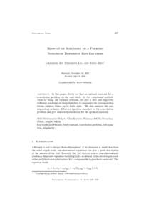 267  Documenta Math. Blow-up of Solutions to a Periodic Nonlinear Dispersive Rod Equation