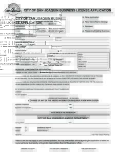 City of SJ_Business License Application