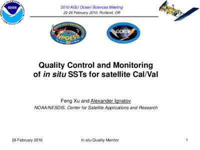 Monitoring of IR Clear-sky Radiances over  Oceans for SST (MICROS):  Towards Establishing Cross-Calibration Links Between AVHRRs Onboard NOAA-16, -17, -18, -19 and MetOp-A