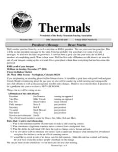 Thermals Newsletter of the Rocky Mountain Soaring Association December 2010 AMA Chartered Club 1245