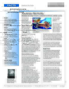 FACTS  Accelerator Test Facility Accelerator Test Facility