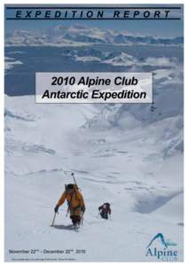 Microsoft WordAlpine Club Antarctic Expedition Report.docx