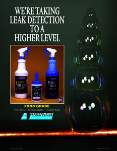 WE’RE TAKING LEAK DETECTION TO A HIGHER LEVEL  Approved