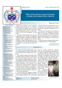 Office of the Attorney General - Legislative Drafting Newsletter, Volume 3, Issue 3.pdf