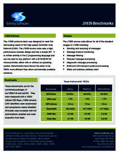 On-board diagnostics / Standard Performance Evaluation Corporation / Computer buses / J1939 / J1708