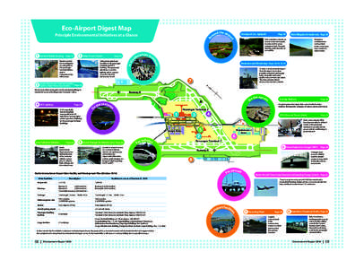 Eco-Airport Digest Map / Principle Environmental Initiatives at a Glance | Environment Report 2014